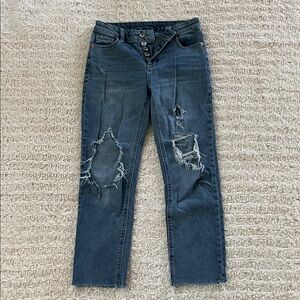 Target Distressed Blue Jeans